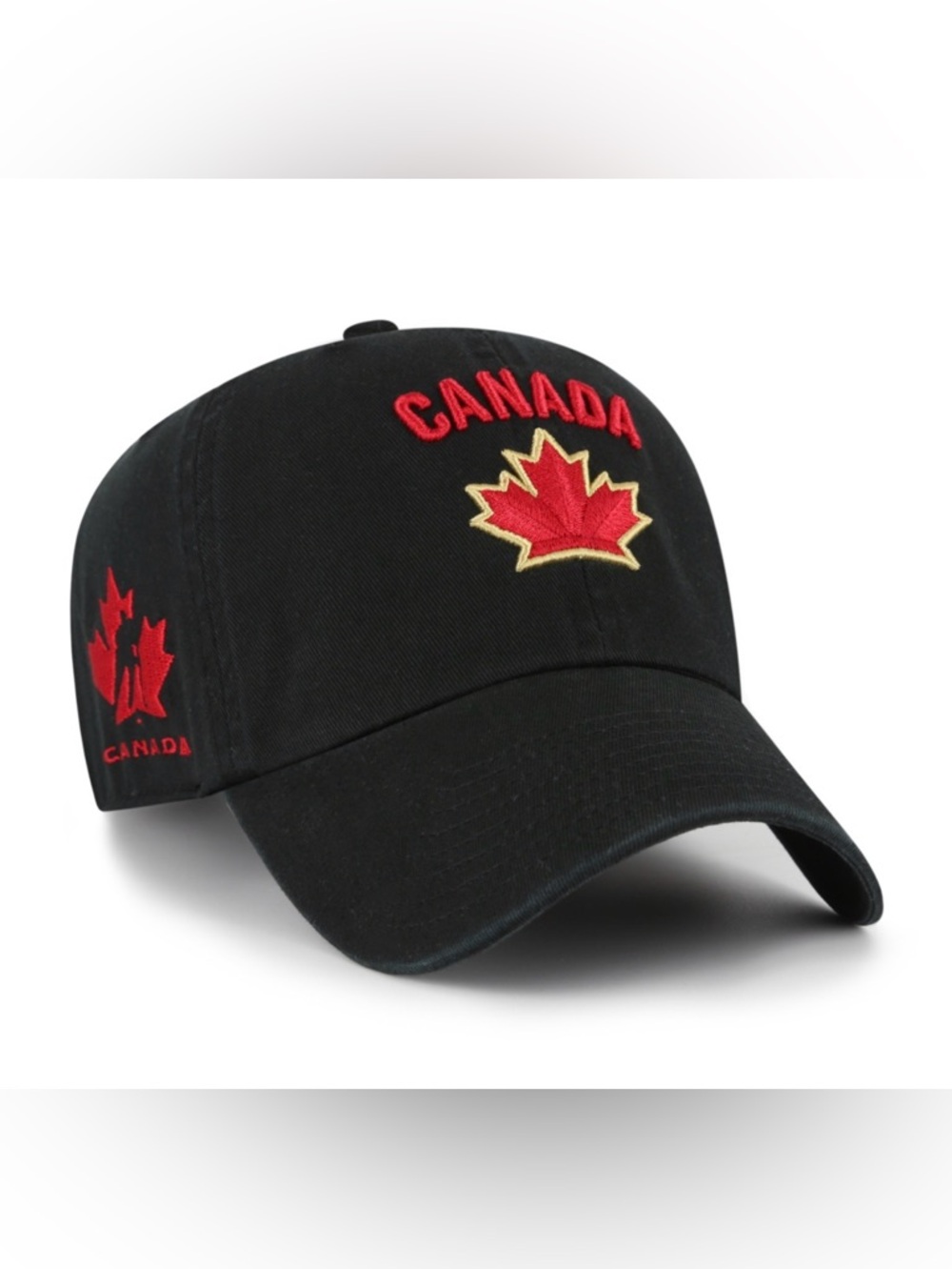 Team Canada IIHF '47 Sure Shot Clean Up Hat - Black | Adjustable - Picture 4 of 5